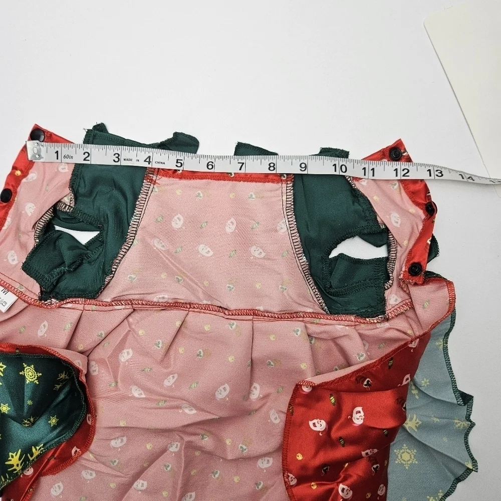 Christmas dress for pet holiday dress